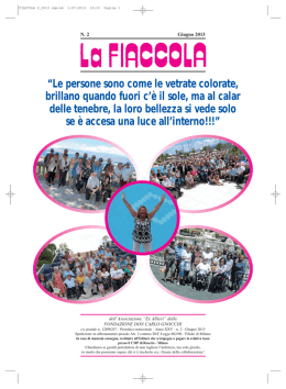 n.2 Giugno 2013 - RADIO DON GNOCCHI