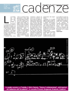 In questo numero: La Traviata, L`elisir d`amore
