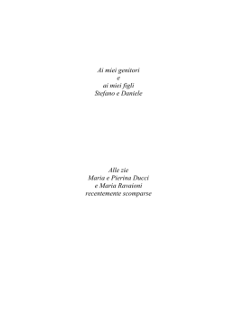 Sulle ali dei ricordi (di Pietro Ciacci)