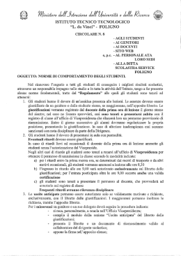 Norme di Comportamento studenti