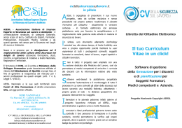 brochure cv - AIESiL Associazione Italiana Imprese Esperte In