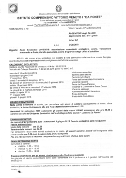Istituto Comprensivo Vittorio Veneto 1 "Lorenzo Da Ponte"
