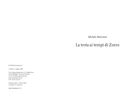 La trota ai tempi di Zorro