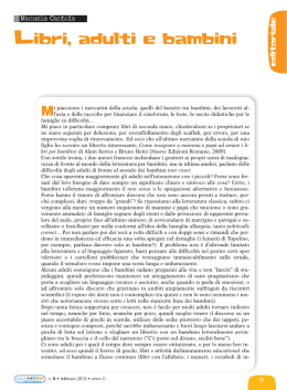 Leggi l`editoriale: "Libri, adulti e bambini"