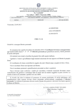 Via Adda 6 - 20871 Vimercate (ME) - Istituto di Istruzione Superiore