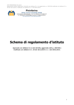 Istituto - Itis Pininfarina