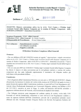 DELIBERA 1108_ Conv tra ASL e Ordine