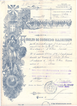 Page 1 &agrave; &Aacute; Il? l` &iquest;f / ferito alfatto del i ST&raquo; Mod. N. SO REGOLA&rdquo;. sm