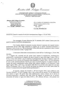 Ministero dello Sviluppo Economico
