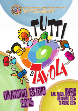 SCARICA il LIBRETTO DI PRESENTAZIONE