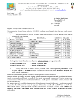 UDIENZE SSPG 2015-16