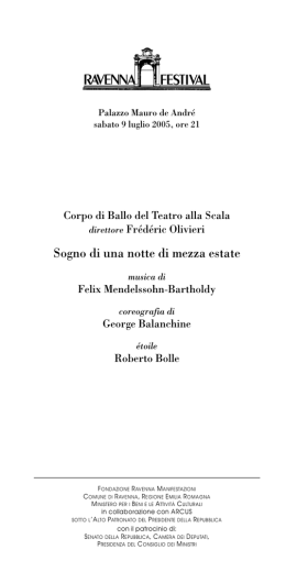 Sogno di una notte di mezza estate