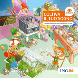 una Guida per gli insegnanti - Coltiva il tuo sogno