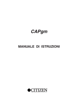 manuale di istruzioni