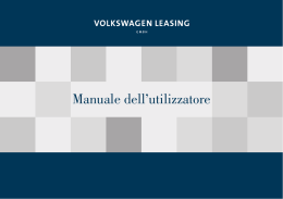 Manuale dell`utilizzatore