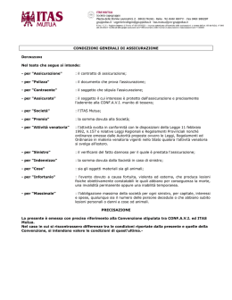 Visualizza la POLIZZA ASSICURAZIONE