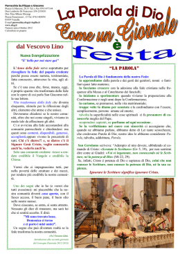 Il Giornale n.8 - Parrocchia dei Ss Filippo e Giacomo