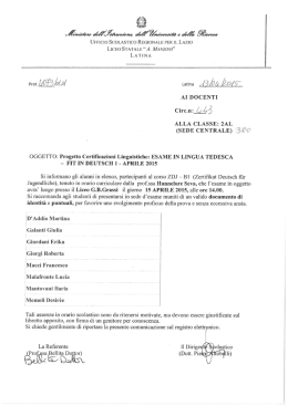 FIT IN DEUTCH 1- aprile 2015