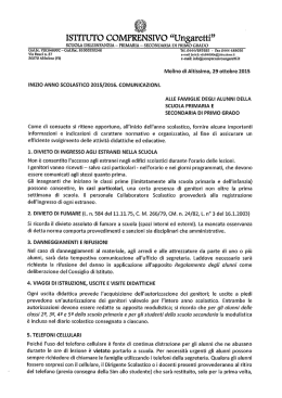 ISTITUTO COMPRESIVO &ldquo;Ungaretti&rdquo;