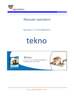 Manuale operativo