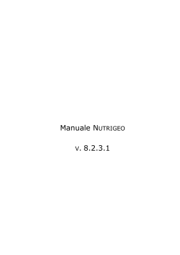 Manuale NUTRIGEO V. 8.2.3.1