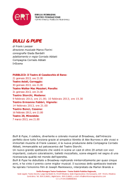 bulli & pupe5 - Emilia Romagna Teatro Fondazione