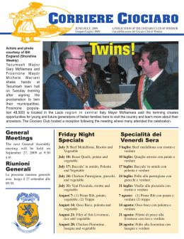 Newsletter JUNE 2009