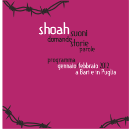 Shoah - Presidi del libro