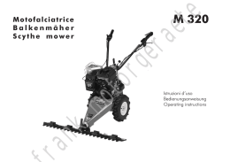 Motofalciatrice Balkenm&auml;her Scythe mower