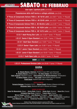 giuria sabato 12 febbraio