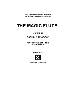 Scarica il pressbook completo di Il flauto magico