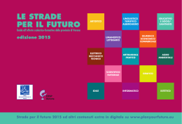 LE STRADE PER IL FUTURO