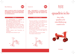 Libretto istruzioni quadriciclo TRACC.indd