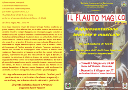 Flauto Magico - Associazione Culturale Musicale Ettore Pozzoli