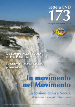 Lettera 173 - Equipes Notre Dame