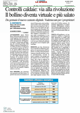 leggi tutto - Confartigianato La Spezia
