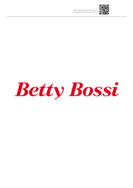 Scarica il catalogo dei prodotti Betty Bossi