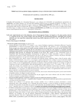 Senza titolo - Aste Giudiziarie Salerno