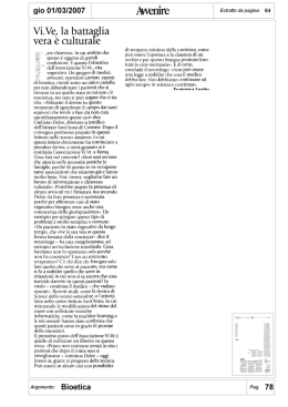 Vi.Ve, la battaglia vera è culturale