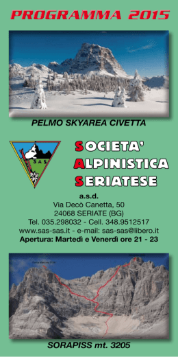 Scarica Programma SAS 2015