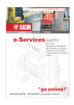 manuale utente ricambi online