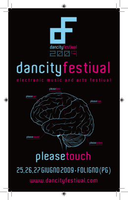 Libretto Dancity def.. - Dancity Festival 2015