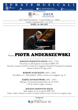 Pianista PIOTR ANDERSZEWSKI