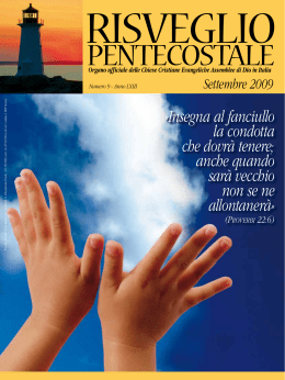 Settembre 2009 - Assemblee di Dio in Italia