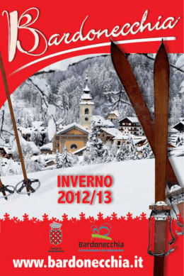 scarica il libretto con gli eventi della stagione invernale 2012-2013