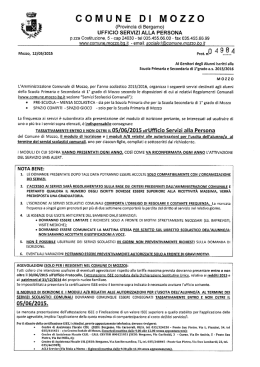 Lettera ai genitori
