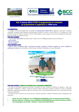 Convenzione con BCC – Valdarno Fiorentino - SPI Firenze