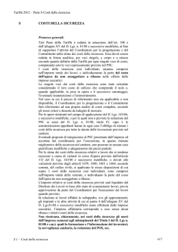 tariffa 2012 s sicurezza