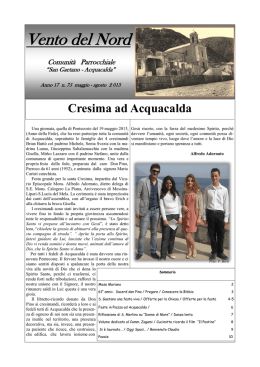 Vento del Nord - Eolie news notizie dalle Isole Eolie news di