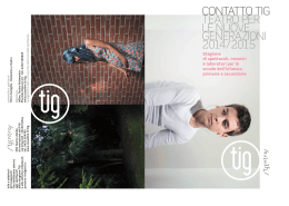 Libretto CONTATTO TIG 14-15 - design Gianfranco